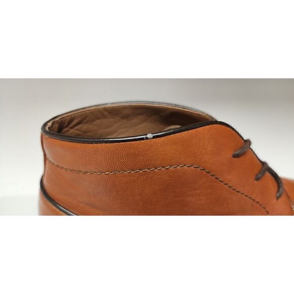 Steve Madden Men\'s M-Alakk Cognac  Brown Chukka  Leather Boots Shoes  Size 12M main image 9
